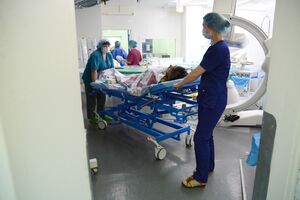 Pacjent w szpitalu