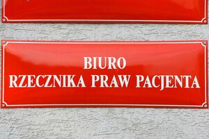 Tabliczka Biuro Rzecznika Praw Pacjenta