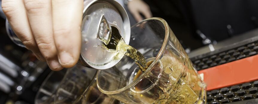 Drink z napojem energetycznym