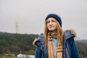 Mokra głowa na dworze