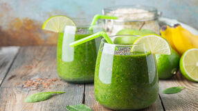 Zielone smoothie ze szpinakiem - przepis